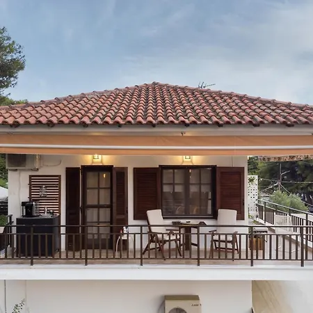 Azure Breeze - Coastal Chic Getaway By The Sea Villa Psakoudia Exterior photo
